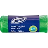 Мешки для мусора ПНД 30л 10мкм 30 шт/рул зеленые 50x60см Luscan Bio