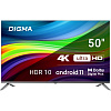 Телевизор Digma DM-LED50UBB41, UHD, смарт (Android TV)