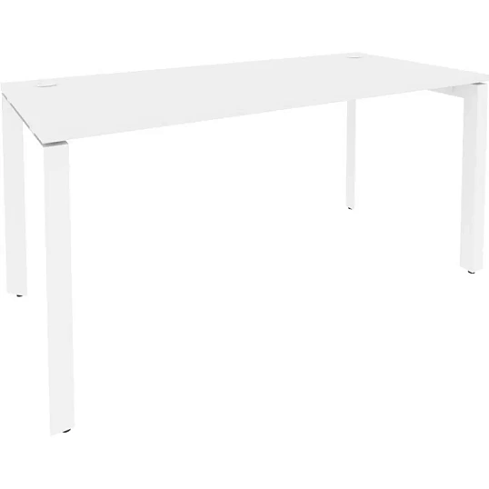 Стол ONIX-П П на металлокаркасе O.MP-SP-4.7 белый бриллиант/белый Ш1580