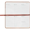 Еженедельник датированный 2026 IF 16х9см 64л, твердый, Grace I1847/l-brown