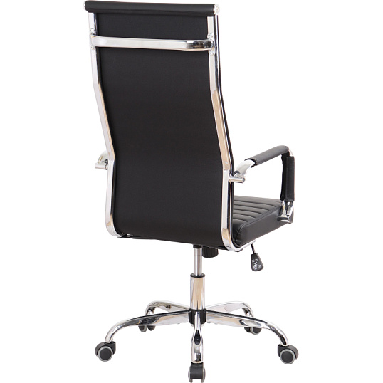 Кресло BN_SH_EChair-566 TPU кожзам черный, хром