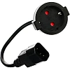 Кабель -переходник UPS -> розетка 3Gx0,75mm2 медь <VDE> VCOM 0.15m <CE002