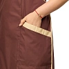 Фартук сарафан Маркет Мастер  цвет шоколадный/бежевый