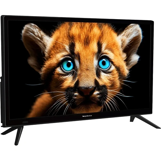 Телевизор 24 Topdevice TDTV24BS01H_BK, HD ready, смарт (WildRed)