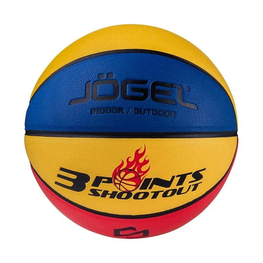 Мяч баскетбольный Jögel Streets 3POINTS №7 (BC21) 1/24,УТ-00017476