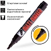 Маркер перманентный Crown Multi Marker 5 мм скошенный черный