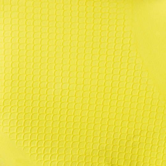 Перчатки Luscan резиновые латекс хлопковое напыление желтые р L (5 пар/уп)