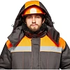 Костюм рабочий зимний муж з45-КПК сер/оранж (р.64-66) 170-176
