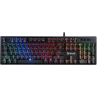 Клавиатура A4Tech Bloody (B500N) серый USB for gamer LED