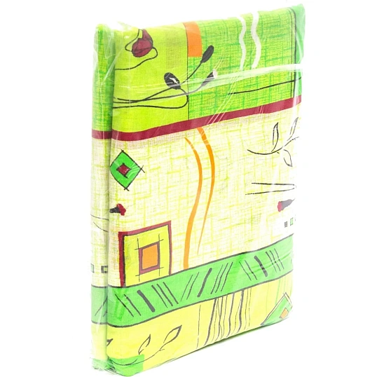 Постельное белье 1,5 сп полиэстр 55гр/м2 (нав. 70х70-1 шт.), асс, 10кмп/уп