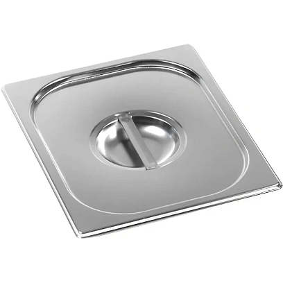 Крышка для гастроемкости 1/2, нерж. сталь AISI201, 325x265мм, толщина 0,7мм