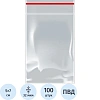 Пакет с замком (Zip Lock) 5х7 см, 32 мкм, 100 шт/уп
