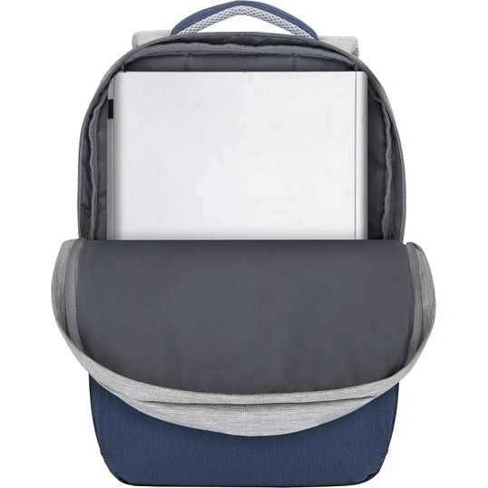 Рюкзак для ноутбука RIVACASE 7567 grey/dark blue 17.3/6