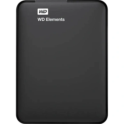 Портативный HDD WD Elements Portable 2Tb 2.5, USB 3.0, WDBU6Y0020BBK-WESN