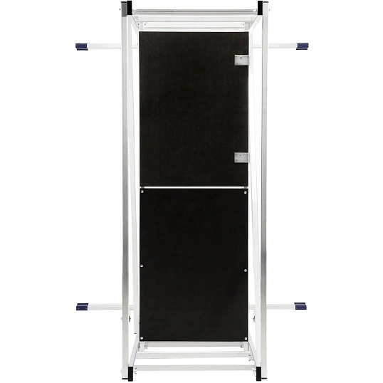 Лестница - вышка, алюминиевая, рабочая высота 3,2 м