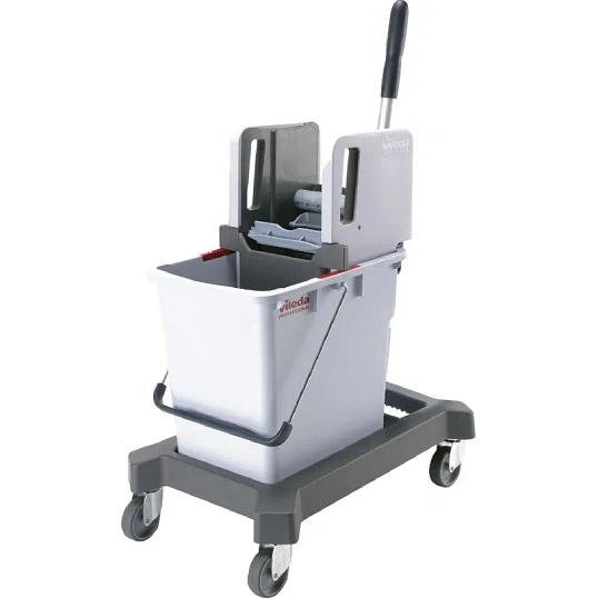 Тележка одноведерная 25л с вертик. отжимом на платф без тр.ручкой 149098