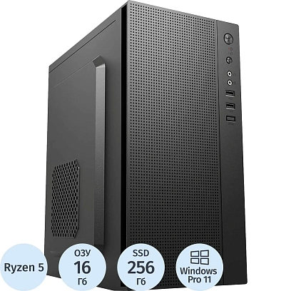 Системный блок BigTech (11135930) AMD R5 5600G/16GB/SSD256GB/W11P