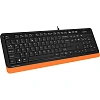 Набор клавиатура+мышь A4Tech Fstyler F1010 кл:черн/оранж м:черн/оранж USB
