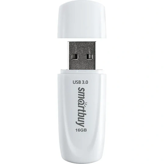 Флеш-память Smartbuy UFD 3.0/3.1 16GB Scout White (SB016GB3SCW)
