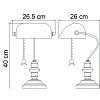 Светильник Arte Lamp A2492LT-1AB BANKER E27