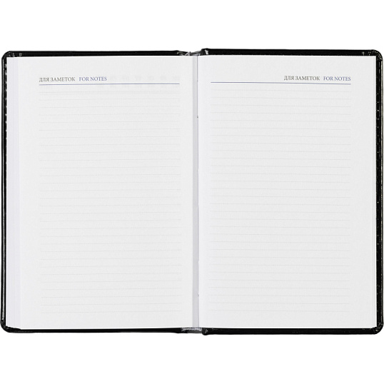 Ежедневник недатированный черн, А6, 100x150, 320стр, Agenda