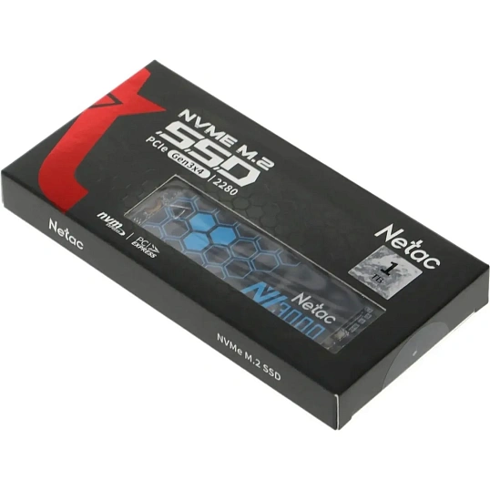 SSD накопитель Netac PCIe 3.0 x4 1TB NT01NV3000-1T0-E4X NV3000 M.2 2280