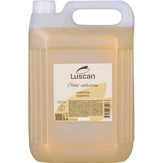 Шампунь Luscan Gold Collection, канистра 5000 мл