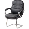 Конференц-кресло BN_SH_EChair-515V PU кожзам черный, хром