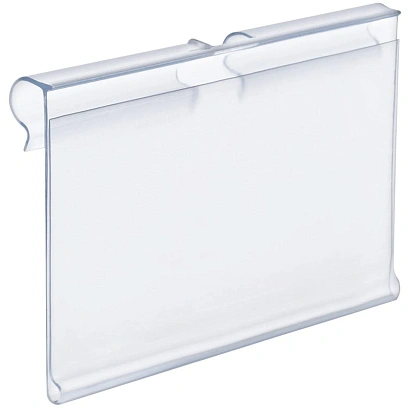 Ценникодержатель полочный на крюч.откидной, 40х60мм, 10шт/уп (Лукойл)