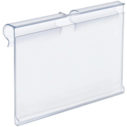 Ценникодержатель полочный на крюч.откидной, 40х60мм, 10шт/уп (Лукойл)