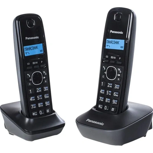Радиотелефон Panasonic KX-TG1612RUH (серый)