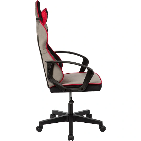 Кресло БР Комус Мебель Easy Game EGAME-908 LT ткань черный/красный, пластик