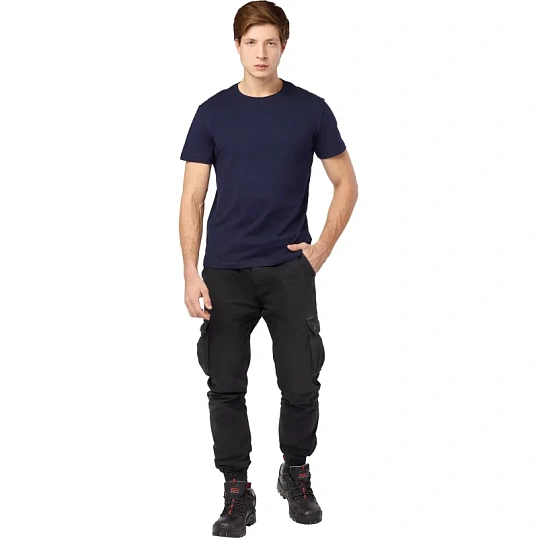 Футболка (160 г.) с кор.рукавом т син.(ХХХХL)