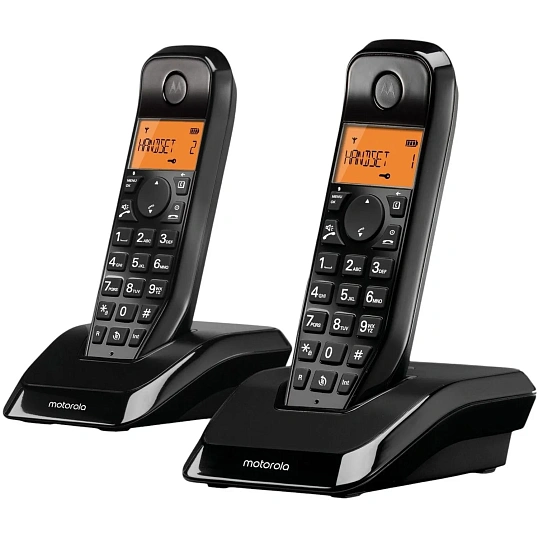 Радиотелефон DECT Motorola S1202 (цвет черный)