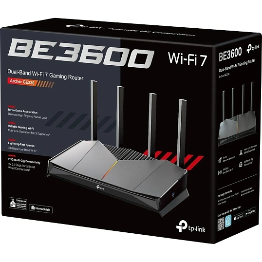Маршрутизатор TP-Link Archer GE230 BE3600  Gaming Wi-Fi 7