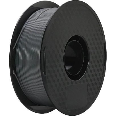 Пластик филамент CROWN CM-FILPETG024SS PETG 1.75 1кг сталь серебристая