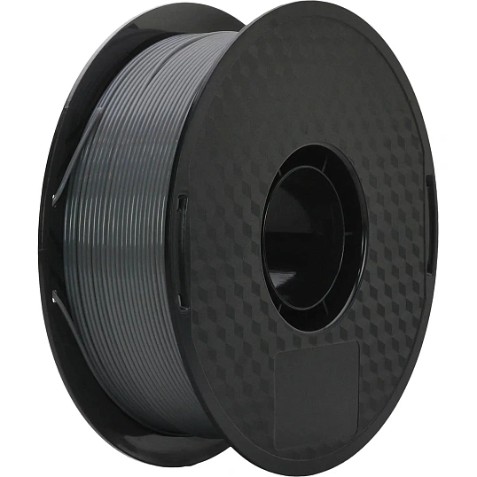 Пластик филамент CROWN CM-FILPETG024SS PETG 1.75 1кг сталь серебристая