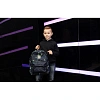Рюкзак Shape Robot паттерн черный, 1 отд., 3 кармана