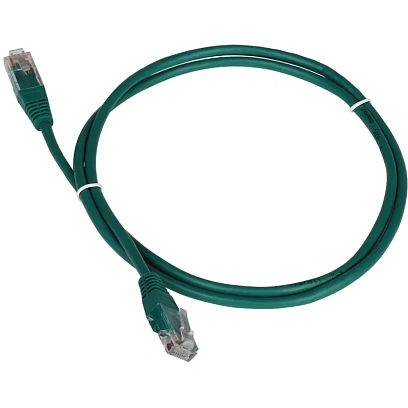 Патч-корд TWT TWT-45-45-5.0-GN UTP кат.5e, 5.0 м, зеленый
