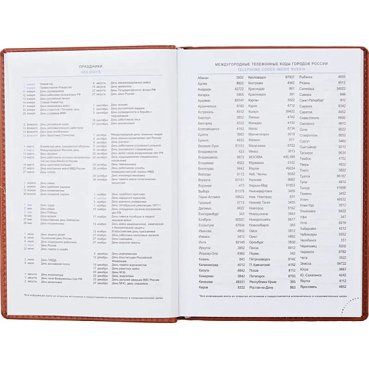 Ежедневник недатированный коричнев,А5,148х218мм,176л,ATTACHE Вива