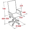 Кресло VB_EChair-508 TTW сетка/ткань/кожзам  черный хром