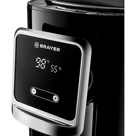 Термопот BRAYER 1095BR,1200Вт,5л,LED-дисп,под.темп,охлажд,блок