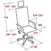 Кресло МТ_Y 4DF B2-5D-YM93 /Kc00/Nc00/D15P/H13mM-3D(M26.B35.G25.W03)/Черный