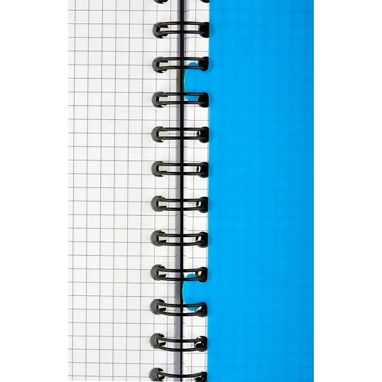Бизнес-тетрадь А5,120 л,спираль,клетка Office Creative