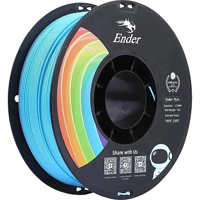 Катушка EN-PLA+ пластика Creality 1.75 мм 1кг., синий (3301010310)