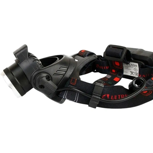 Фонарь налобный Ultraflash E1336 (акк.3,7В,1LED,4В