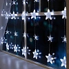 Гирлянда светодиодная Бахр 2.4x0.9м Звездоч,IP20,186LED,бел,8реж 4356974