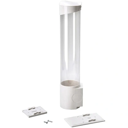 Держатель для стаканов на винтах AEL белый