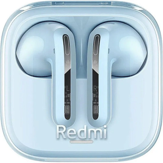 Наушники Xiaomi Redmi Buds 6 Active Transparent blue (BHR8394GL)