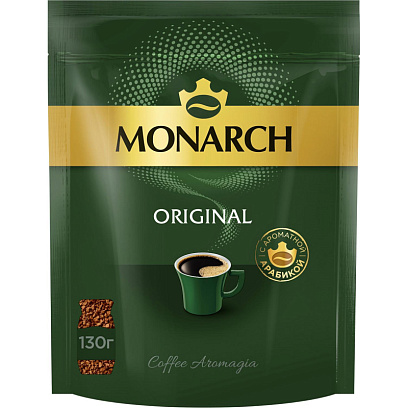 Кофе растворимый сублимированный Monarch Original, 130гр пакет